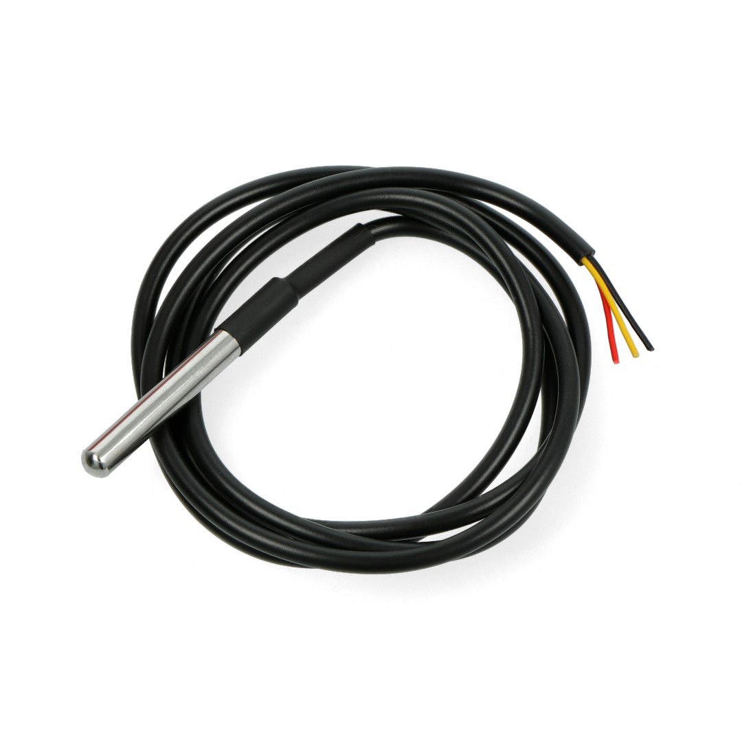 Sonda wodoodporna z czujnikiem temperatury DS18B20 - 1m